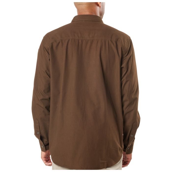 Сорочка 5.11 Tactical Expedition з довгим рукавом Stone Wash Burnt