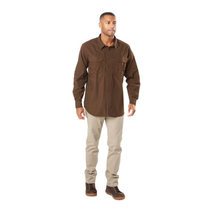 Сорочка 5.11 Tactical Expedition з довгим рукавом Stone Wash Burnt
