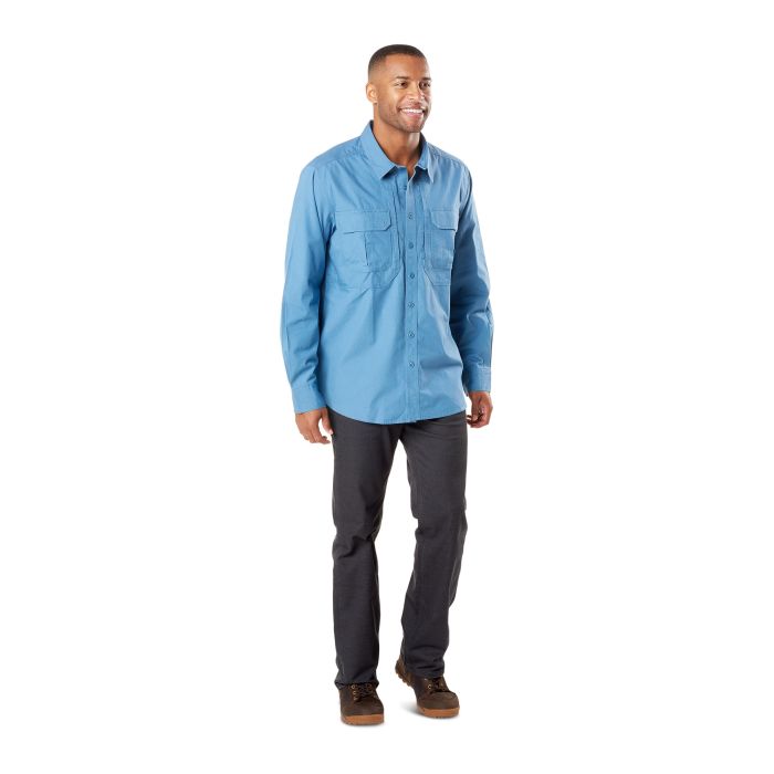 Сорочка 5.11 Tactical Expedition з довгим рукавом Stone Wash Diplomat