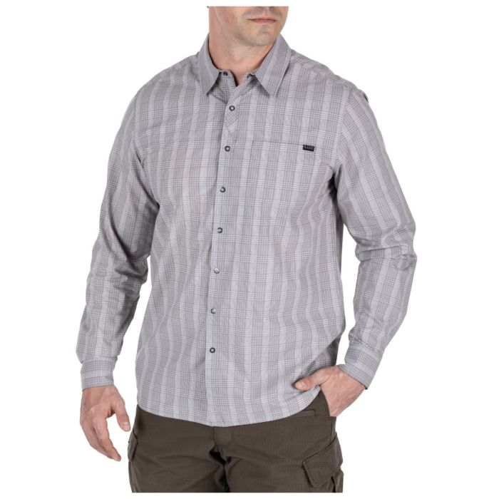 Сорочка 5.11 Tactical Echo з довгим рукавом Cinder Plaid