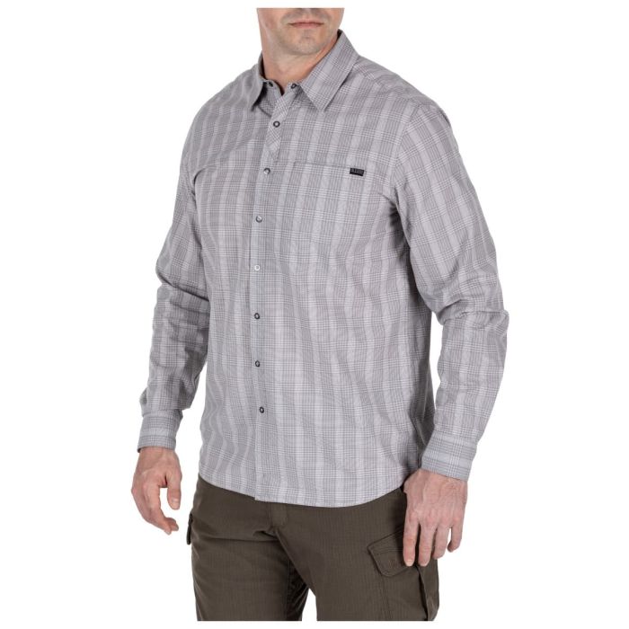 Сорочка 5.11 Tactical Echo з довгим рукавом Cinder Plaid