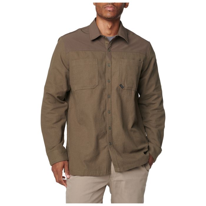 Сорочка тактична 5.11 Tactical Ascension Long Sleeve Shirt Tundra
