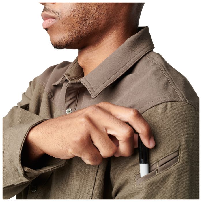 Сорочка тактична 5.11 Tactical Ascension Long Sleeve Shirt Tundra