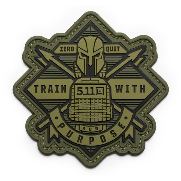 Патч 5.11 Tactical Train With Purpose Patch (81973GRN)