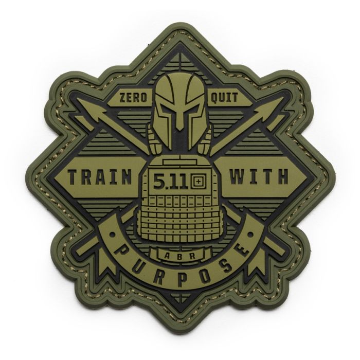Патч 5.11 Tactical Train With Purpose Patch (81973GRN)