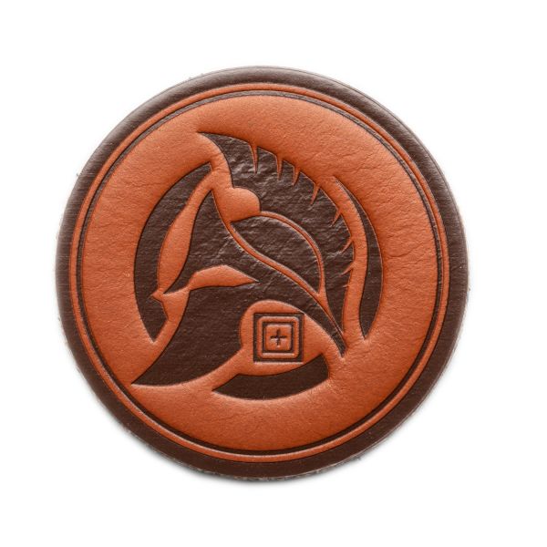 Нашивка шкіряна 5.11 Tactical Spartan Coin