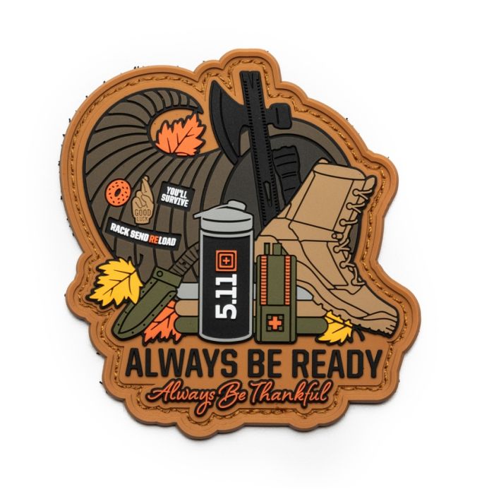Патч 5.11 Tactical Always Be Thankful 92022-461