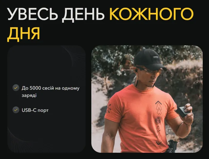 Розумний стрілецький таймер Shooters Global SG Timer GO (Quick release + Pocket Clip)