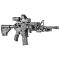 Рукоятка пістолетна FAB Defense AGR-43 прогумована для M4/M16/AR15