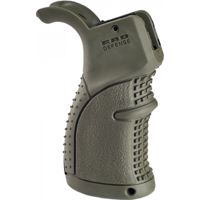 Рукоятка пістолетна FAB Defense AGR-43 прогумована для M4/M16/AR15 Olive