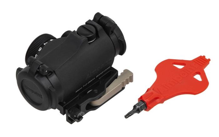 Приціл коліматорний Aimpoint T-2 Micro LRP зі швидкознімним кріпленням на планку Пікатінні / Вівера