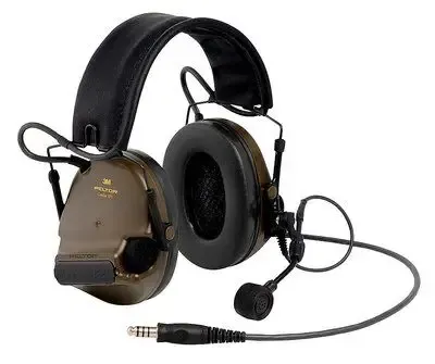 Активні навушники 3M Peltor ComTac VI з 1 аудіовиходом PELTOR (MT20H682BB-38N)