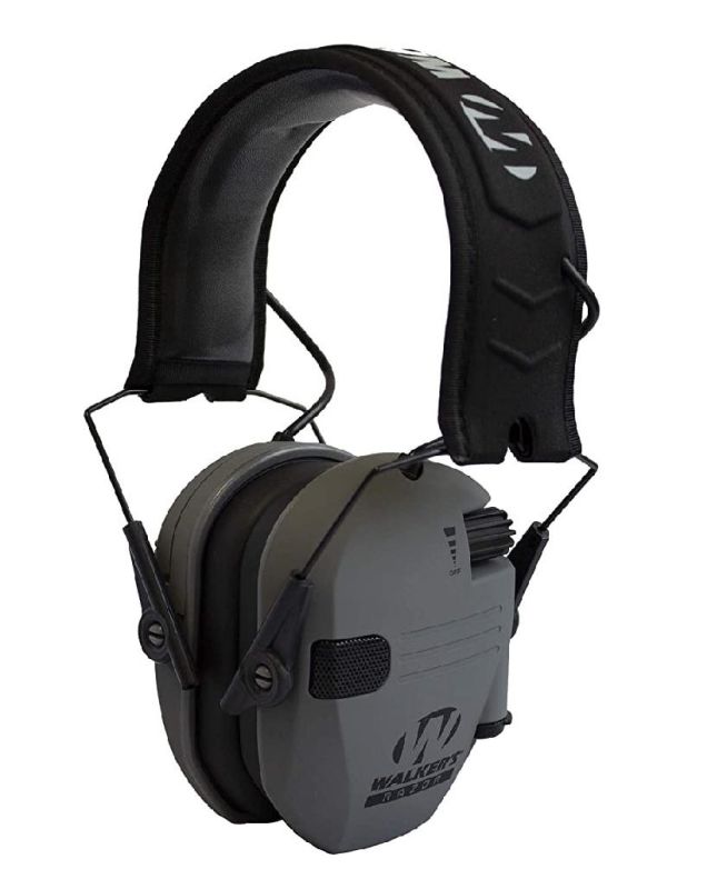 Активні стрілецькі навушники Walker’s Razor Slim Electronic Muff Smoke Gray
