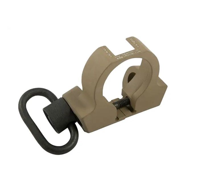 Антабка Troy Pro Grade на трубу приклада FDE