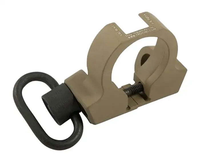 Антабка Troy Pro Grade на трубу приклада FDE