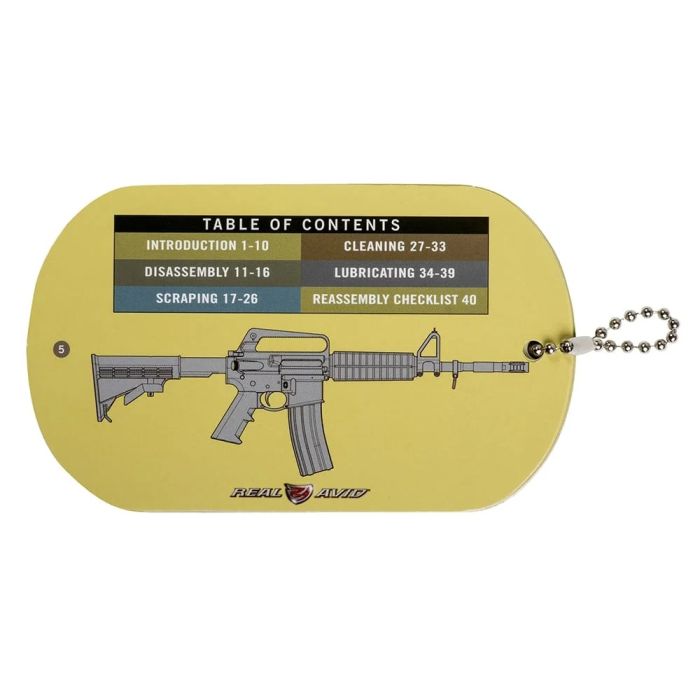Брелок Real Avid AR15 Field Guide AVAR15R