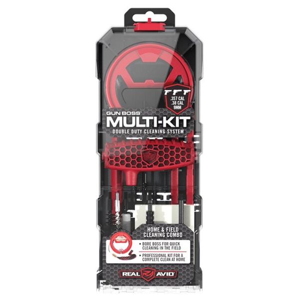 Набір для чищення Real Avid Gun Boss Multi-Kit .357 cal/.38 cal/9 мм AVGBMK9MM