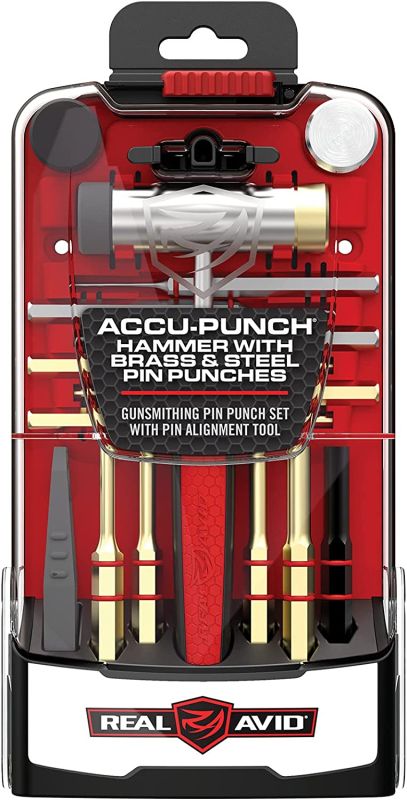 Набір інструментів Real Avid Accu-Punch Hammer with Brass & Steel Pin Punches (AVHPS-B)