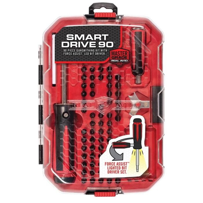 Набір біт з викруткою Real Avid Smart Drive 90 (біт) AVSD90