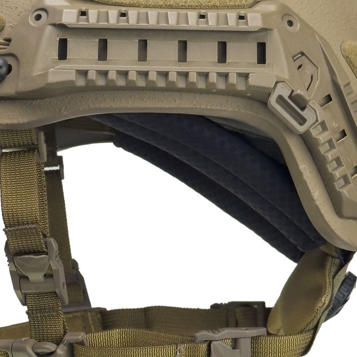 Балістичний шолом NIJ IIIA Sestan-Busch Helmet BK-ACH-HC Coyote (з комплектом додаткових подушок)