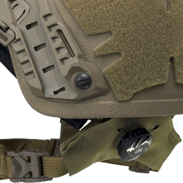 Балістичний шолом NIJ IIIA Sestan-Busch Helmet BK-ACH-HC Coyote (з комплектом додаткових подушок)