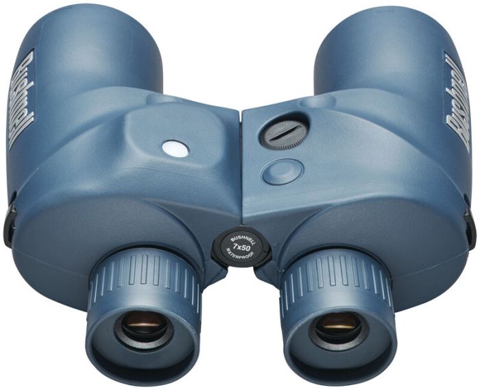 Бінокль Bushnell Marine Blue 7x50 мм з компасом і далекомірною сіткою