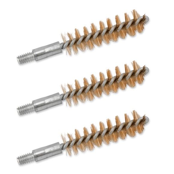 Набір йоржиків Bore Tech Bronze R-Brush для пістолетів кал. 9 мм (бронза, різьба 8/32 M) 3 шт/уп (BTBP-38-003)