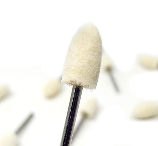 Набір йоржиків для полірування M-Carbo Bullet Shaped Felt Polishing Bits - 10 Pack