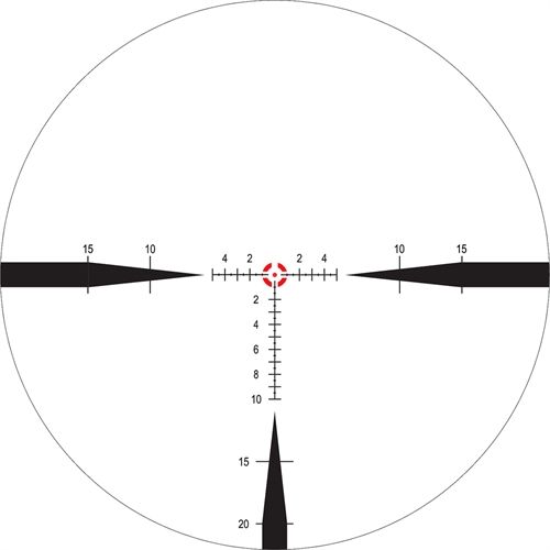 Приціл Nightforce NX8 1-8x24 F1 ZeroS 0.2Mil сітка FC-Mil з підсвічуванням