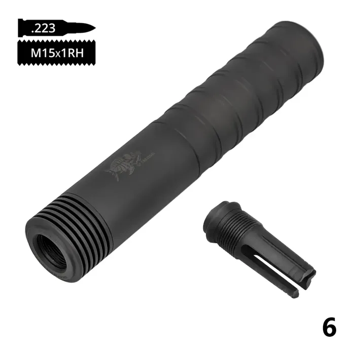 Cаундмодератор AFTactical 2в1 - [6 Cепараторів] .223/5.56 15x1 Rh (S44F24)