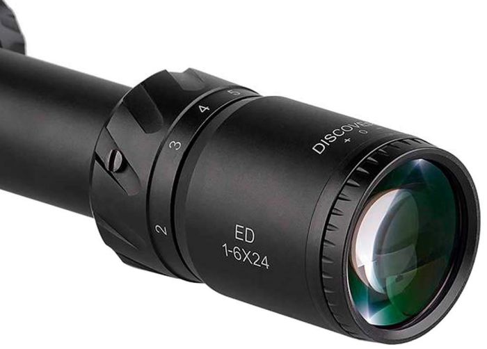Приціл Discovery Optics ED 1-6x24 IRFFP (30 мм, підсвічування)