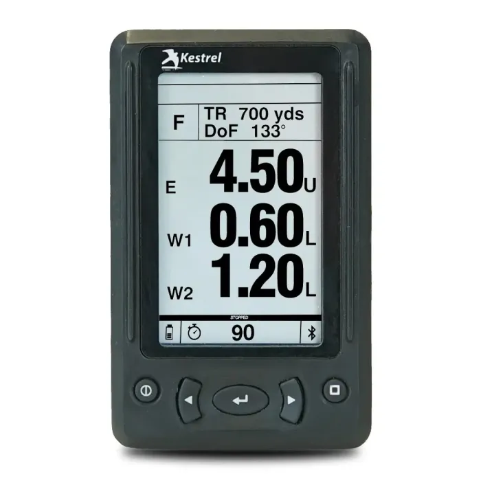 Екран Kestrel HUD з управлінням