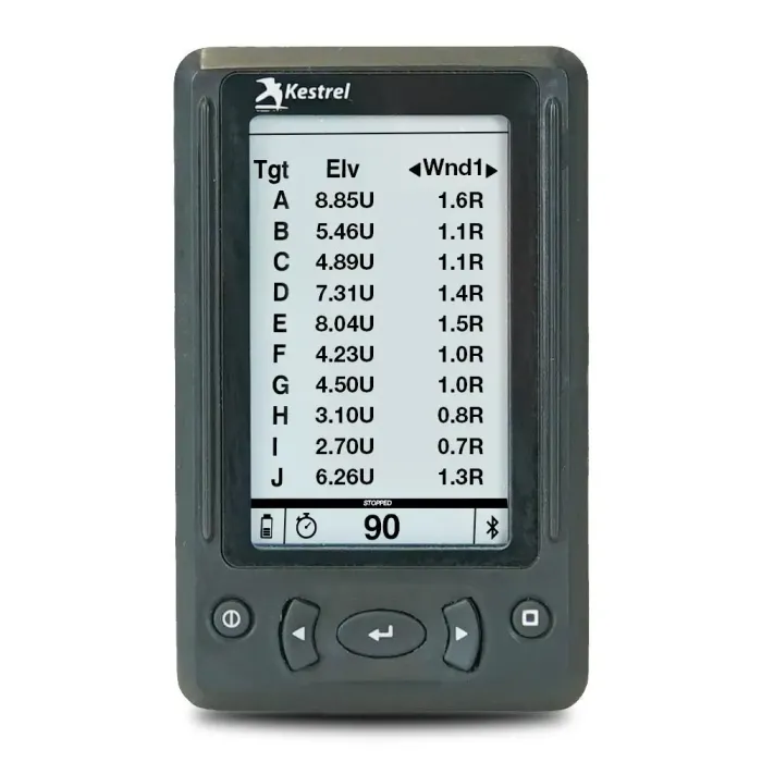 Екран Kestrel HUD з управлінням