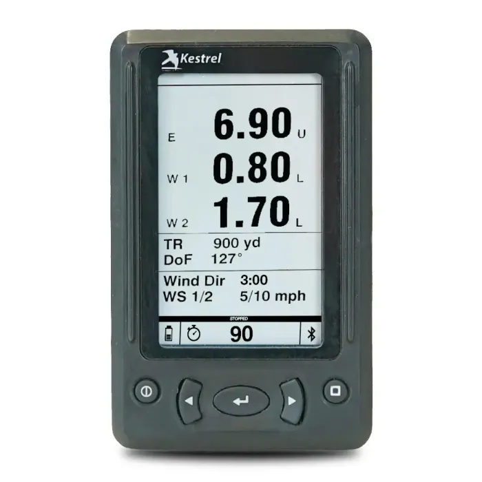 Екран Kestrel HUD з управлінням