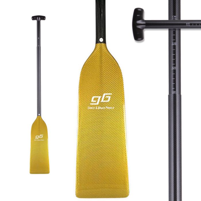 Весло Garce Bruce Paddle Carbon для веслування на човнах Дракон з регулюванням довжини Yellow