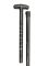 Весло Garce Bruce Paddle Carbon для веслування на човнах Дракон з регулюванням довжини Black