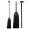 Весло Garce Bruce Paddle Carbon для веслування на човнах Дракон Black