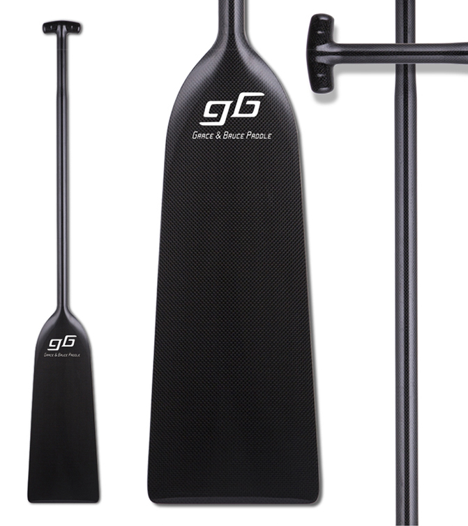 Весло Garce Bruce Paddle Carbon для веслування на човнах Дракон Black