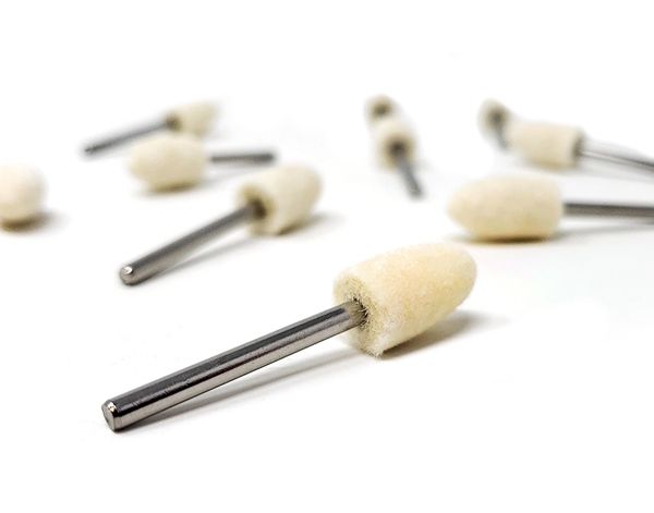 Набір йоржиків для полірування M-Carbo Bullet Shaped Felt Polishing Bits - 10 Pack