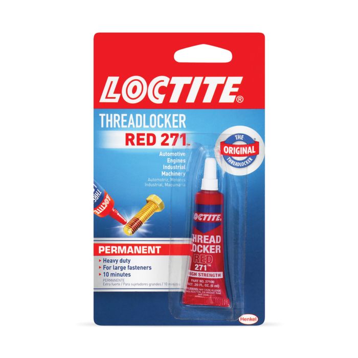 Фіксатор різьбових з'єднань Henkel Loctite Threadlocker Red 271 6 мл