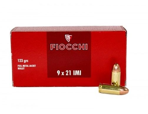 Набій нарізний мисливський Fiocchi 9 мм (9х21) FMJ / 8.0 г (124 gr)