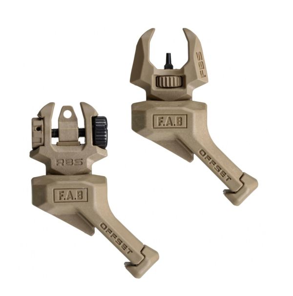 Цілик та мушка FAB Defense FRBST OFFSET 45 градусів Desert Tan