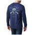 Футболка з довгим рукавом 5.11 Tactical Quiet Warrior Long Sleeve Tee Pacific Navy 76176-721
