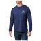 Футболка з довгим рукавом 5.11 Tactical Quiet Warrior Long Sleeve Tee Pacific Navy 76176-721