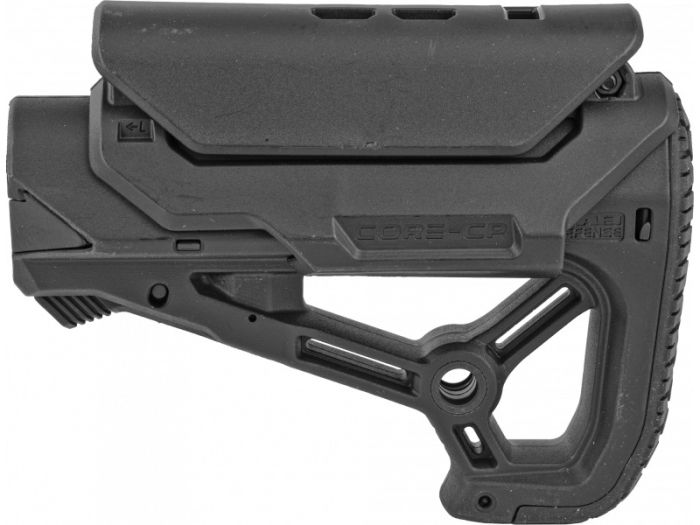 Приклад FAB Defense GL-CORE CP з упором під щоку для AR15/M1G/M4 (колір - чорний)