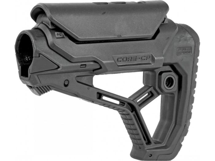 Приклад FAB Defense GL-CORE CP з упором під щоку для AR15/M1G/M4 (колір - чорний)
