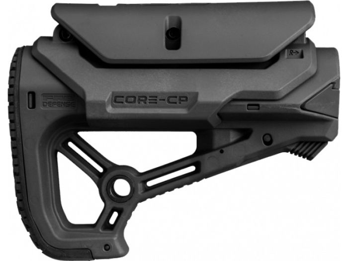 Приклад FAB Defense GL-CORE S CP з упором під щоку для AR15/M1G/M4 (колір - чорний)
