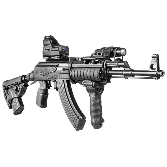 Приклад FAB Defense GK-MAG Survival Buttstock з магазином на 10 набоїв AK47/АК74/Сайга Black