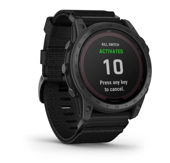 Годинник тактичний Garmin Tactix 7 Pro Solar Ballistics Edition чорний з нейлоновим ремінцем