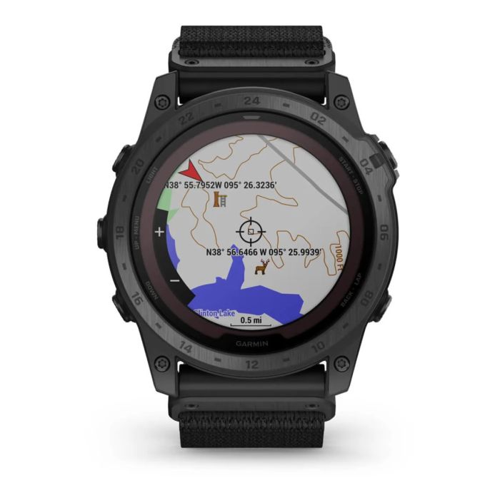 Годинник тактичний Garmin Tactix 7 Pro Solar Ballistics Edition чорний з нейлоновим ремінцем